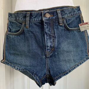 Free People Indigo Jean Shorts